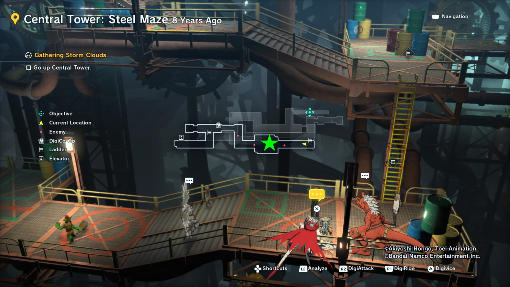 Digimon Story Time Stranger Central Tower Steel Maze