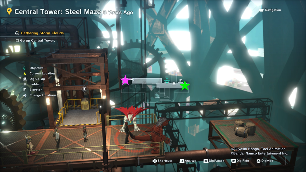 Central Tower Steel Maze