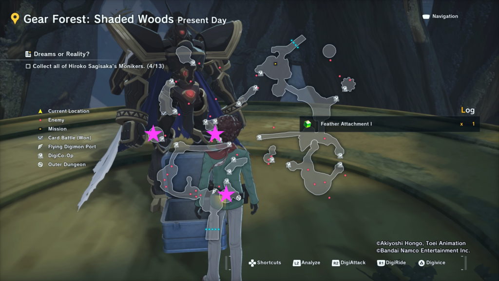 Gear Forest Shaded Woods Present Day