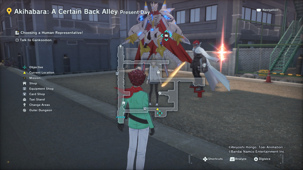 Digimon Story Time Stranger Choosing a Human Representative Side Mission