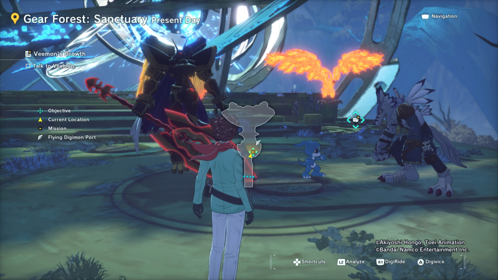 Digimon Story Time Stranger Veemon's Growth Side Mission