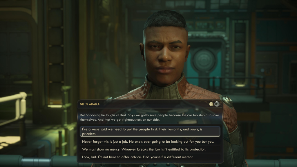 Niles Abara A Cause Worth Killing For The Outer Worlds 2