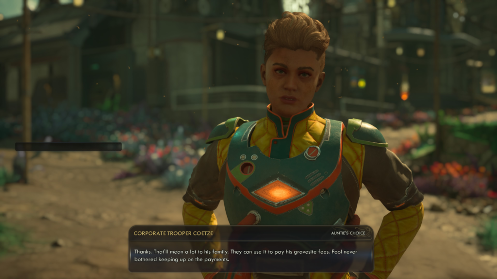 Corporate Trooper Coetze wants Commemorative Tossball which is her friend's keepsake