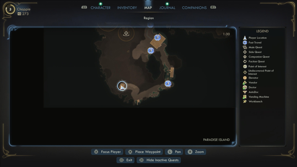 The Outer Worlds 2 Eden Area Substation map location