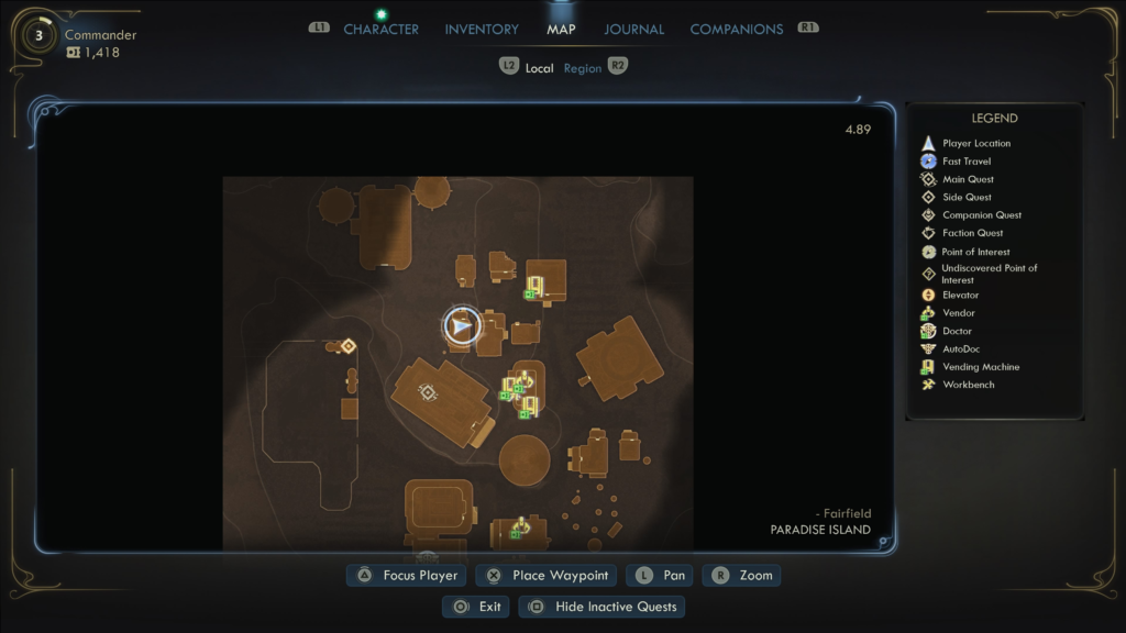 Locate de Vries' House in Fairfield in The Outer Worlds