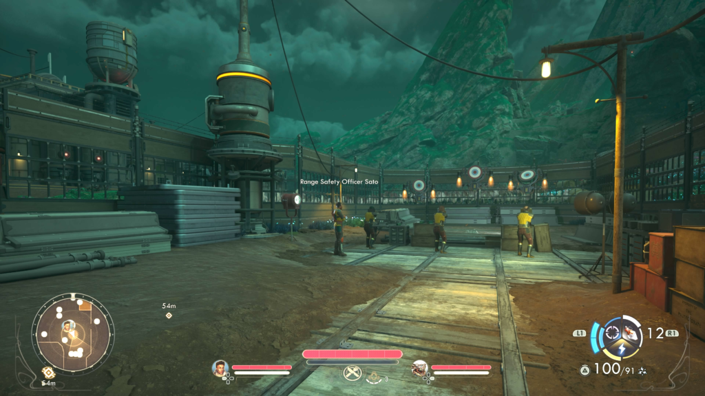 Give Pep Talk to Range Safety Officer Sato's Recruits