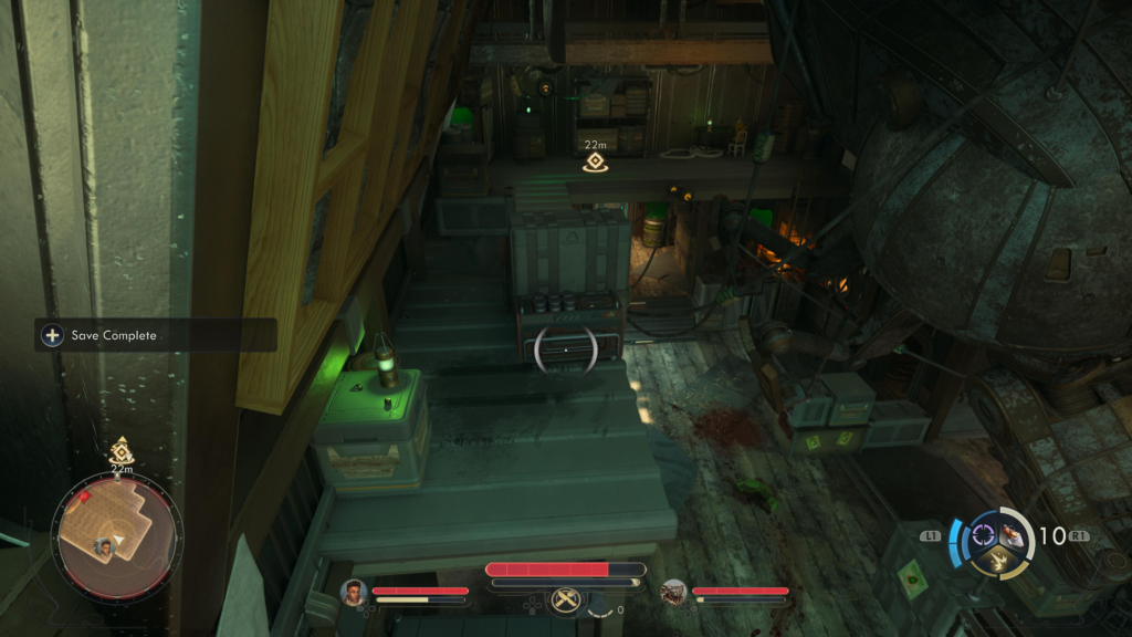 jump down to platforms