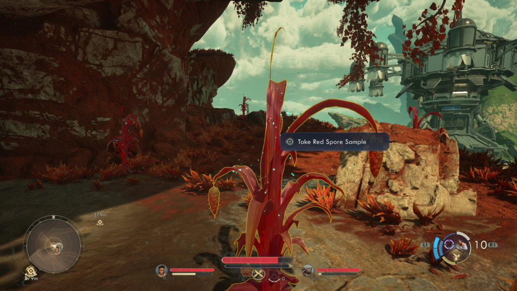 Retrieve Red Spore Sample