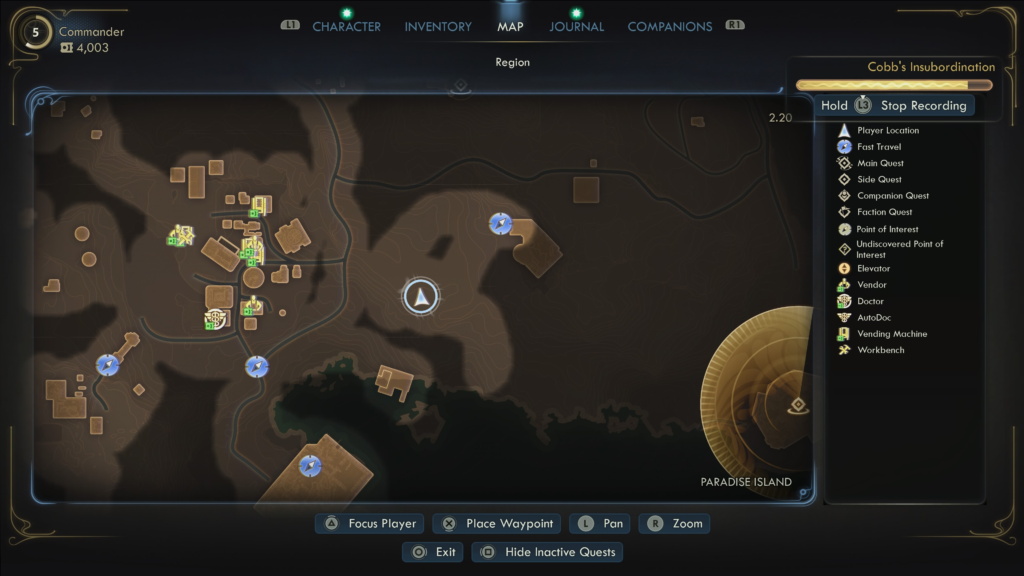 Routine Reconnaissance of Rarefied Resources The Outer Worlds 2