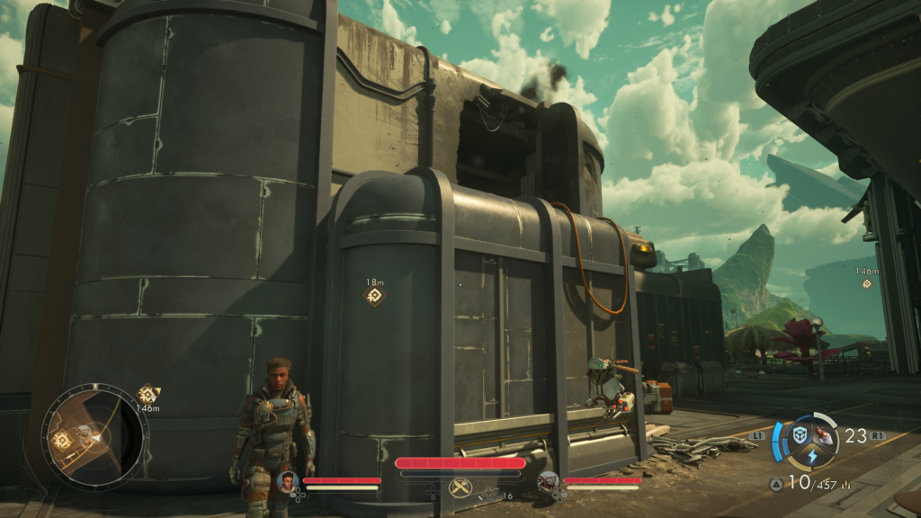 Sway Pinckney and sabotage main power generator