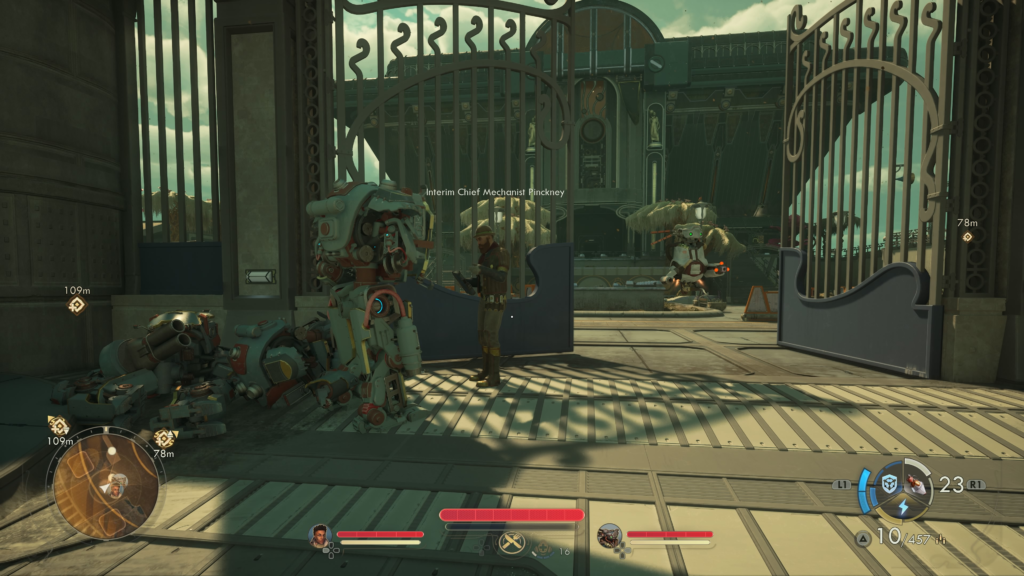 Sway Pinckney and sabotage main power generator