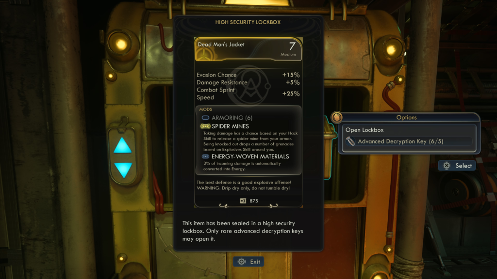 High Security Lockbox: Dead Man's Jacket