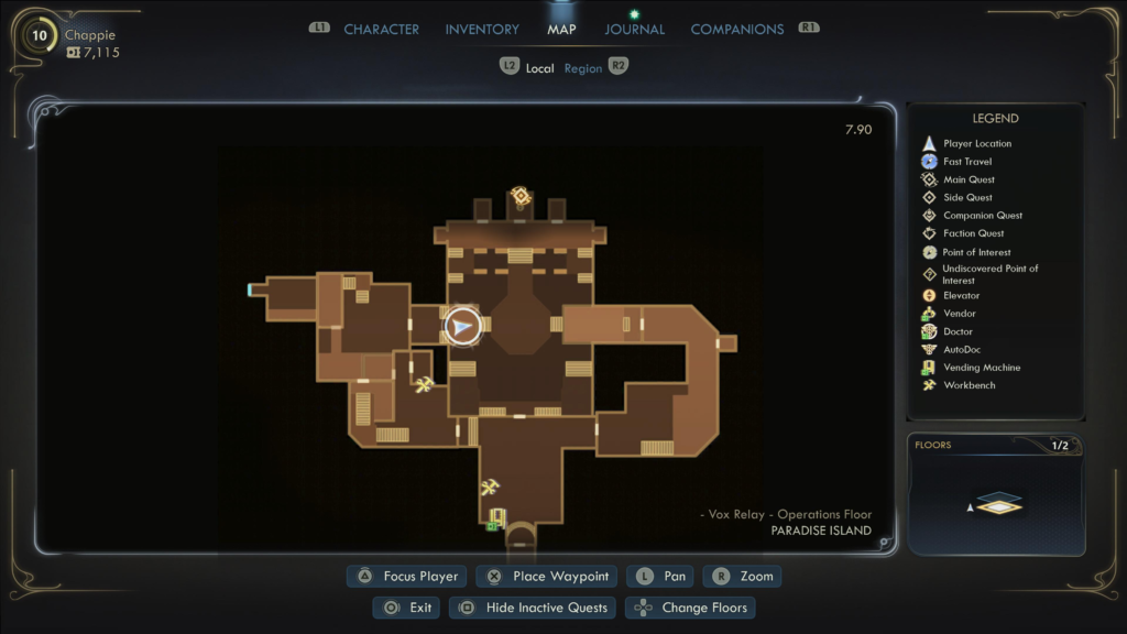 security offices map location