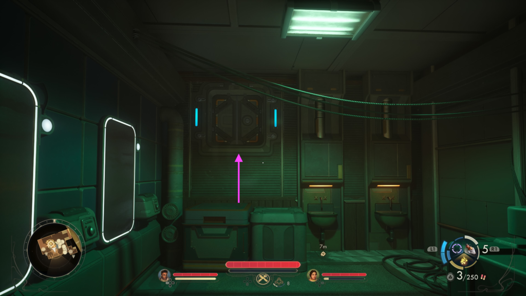 use the vent to access a secret area