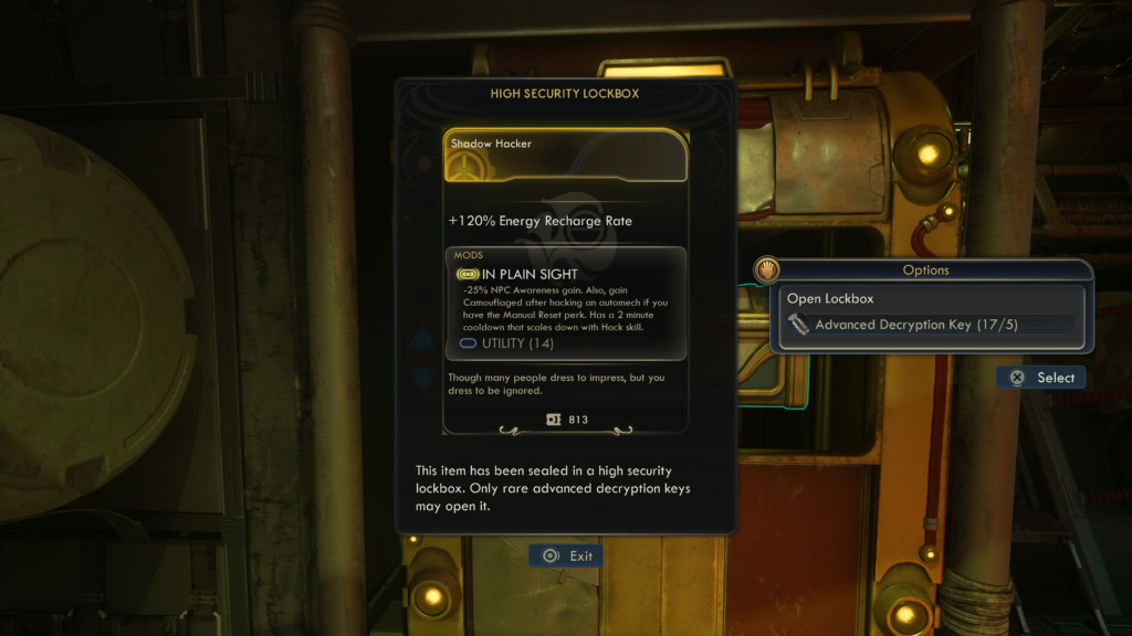 Shadow Hacker High Security Lockbox