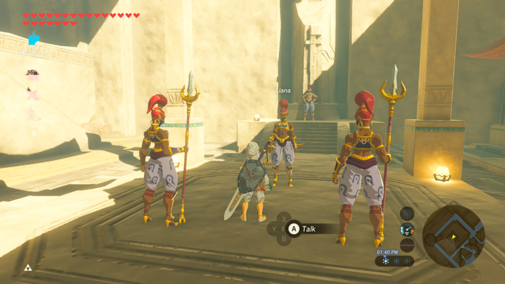 Liana chewing out some underlings