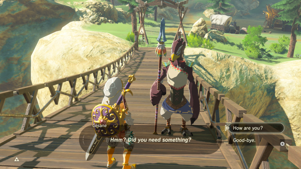 Gesane has some words