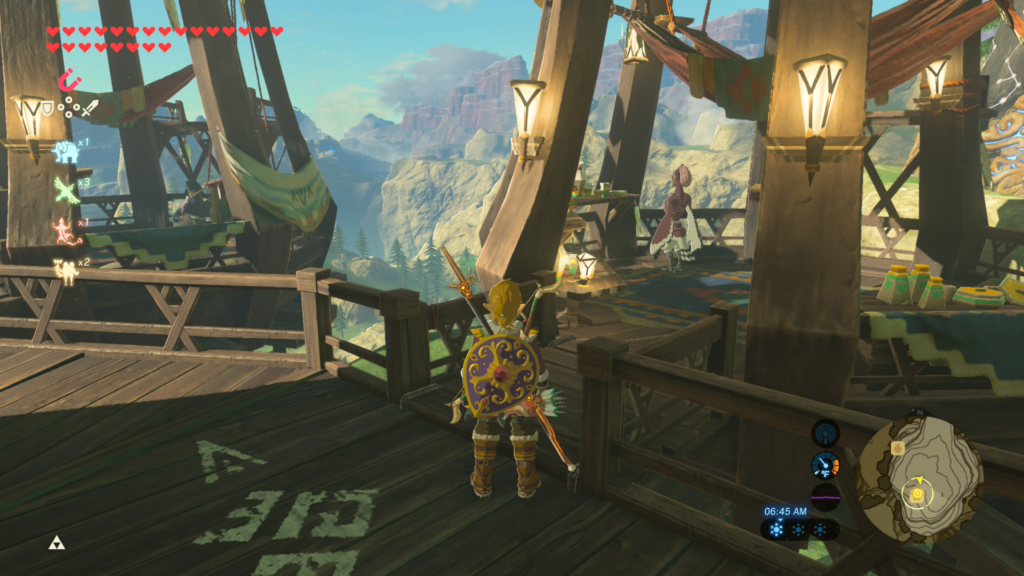 Speak with Laissa to get the next part of the song