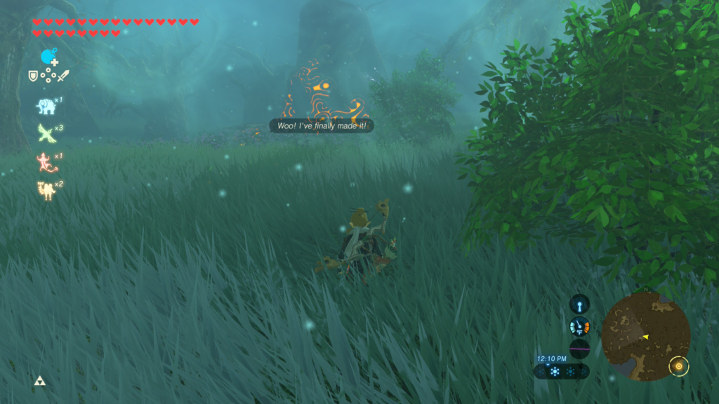 finally at the shrine