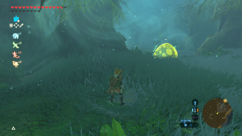 The water guarded by the elecric chuchu