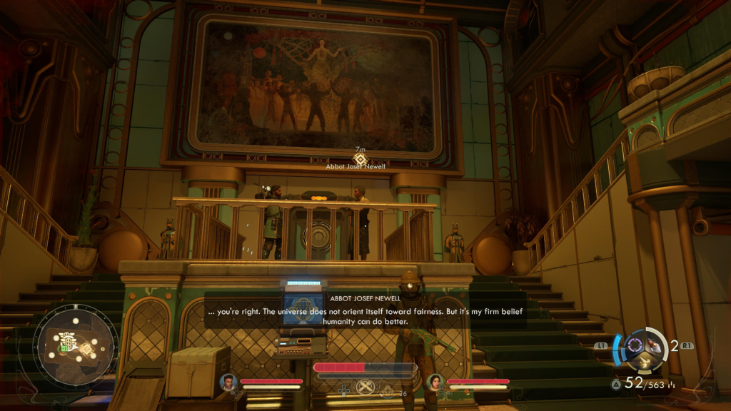 Meet with Abbot Newell at Matriarch's Mercy