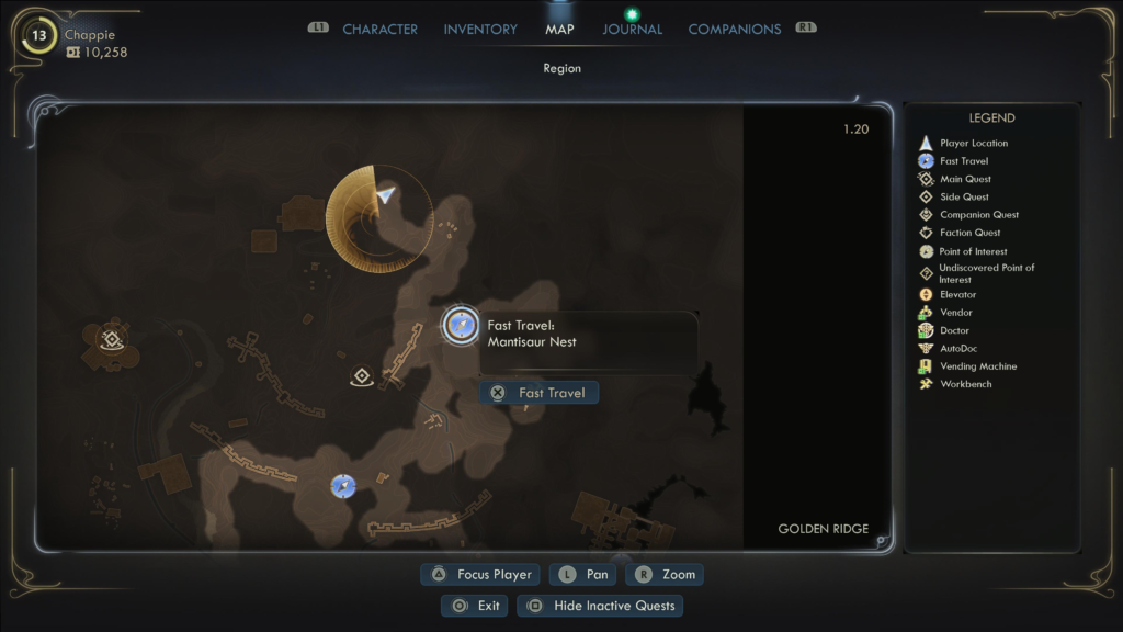 Mantisaur Nest The Outer Worlds 2