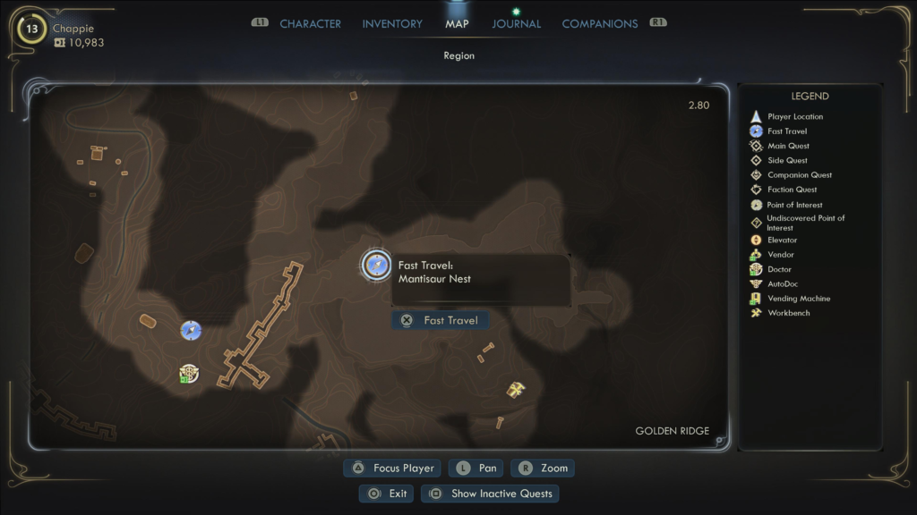 mantisaur nest the outer worlds 2