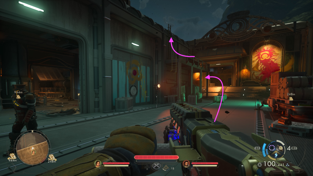 sneaky route to get in