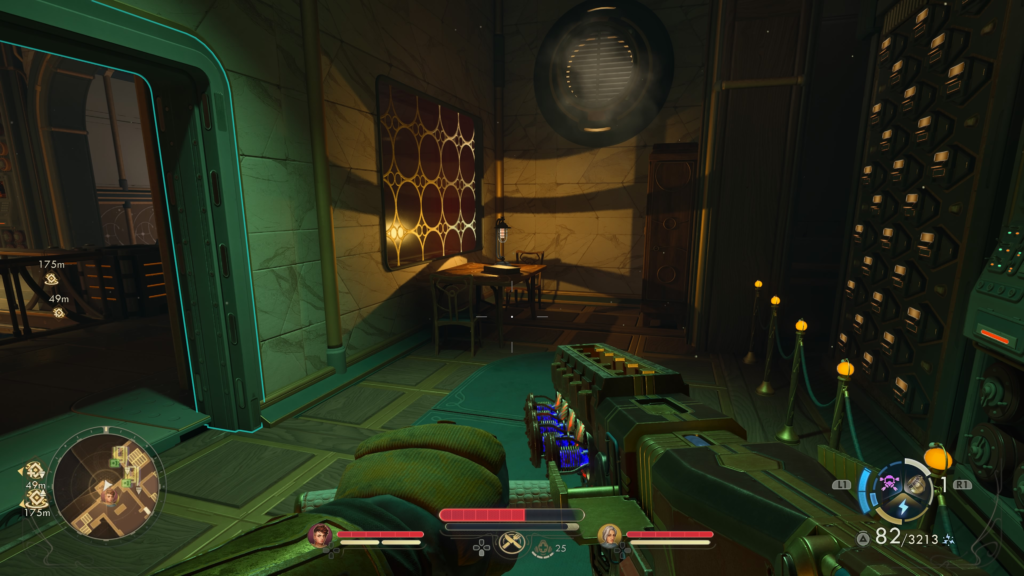 examine the book on the table