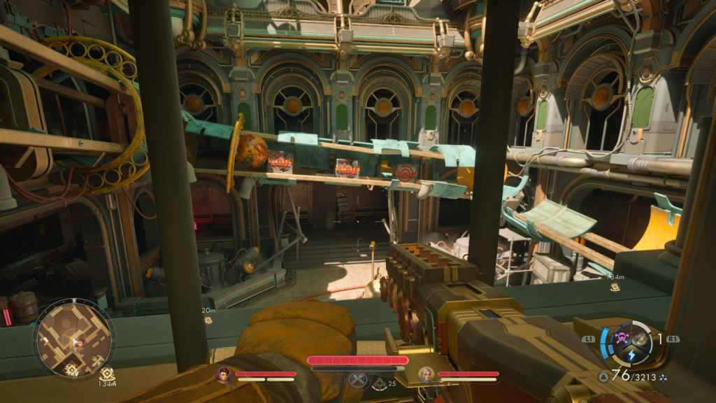 shoot the three targets blocking the ball