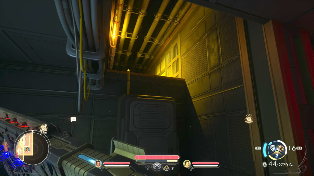 climb up the container to reach the real treasure