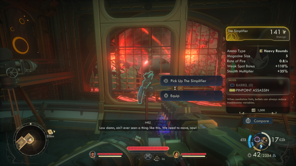 The Simplifier unique weapon