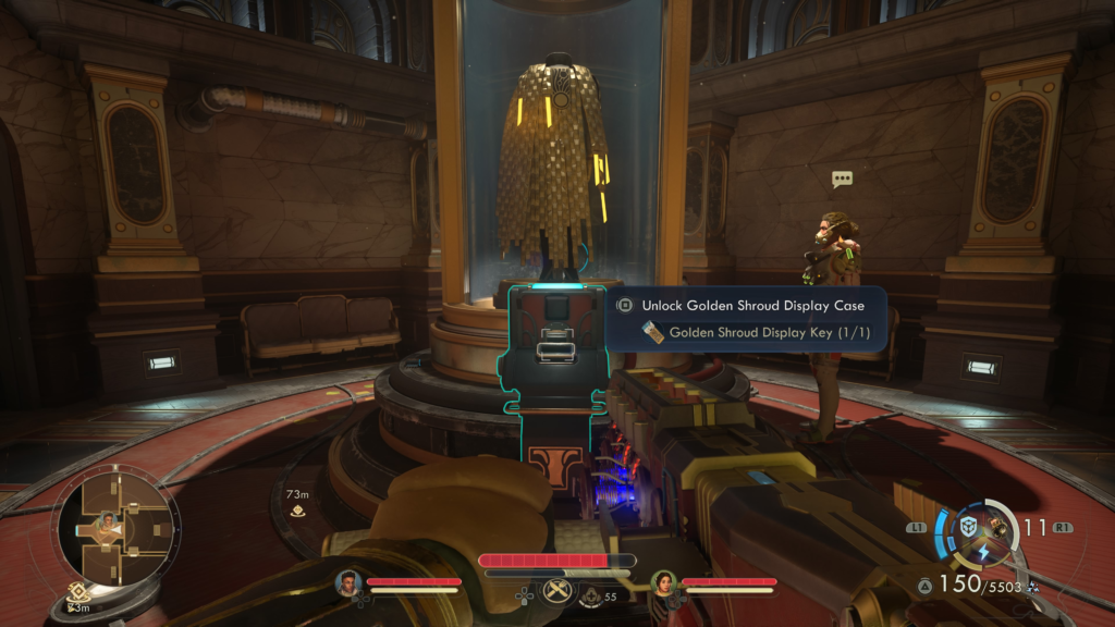 Golden Shroud Display Case Key