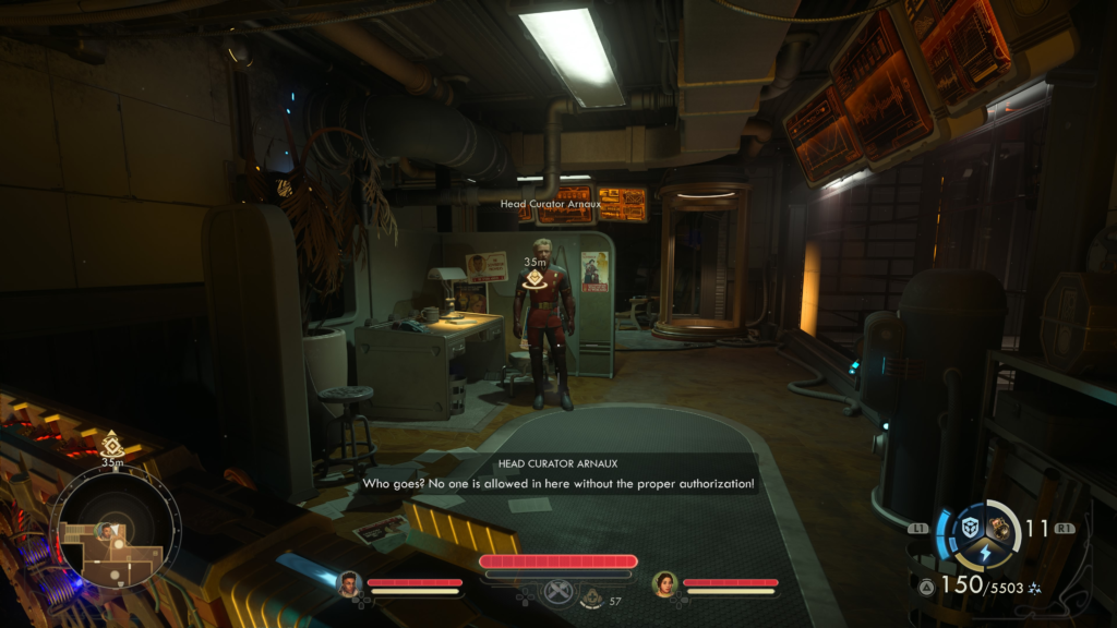 Break into the Matriarch's Vault - Cont. Head Curator Arnaux