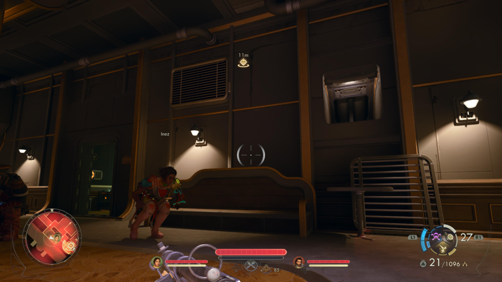 enter the vent in the lobby