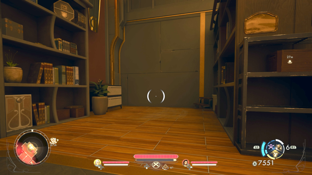 secret door in central control library