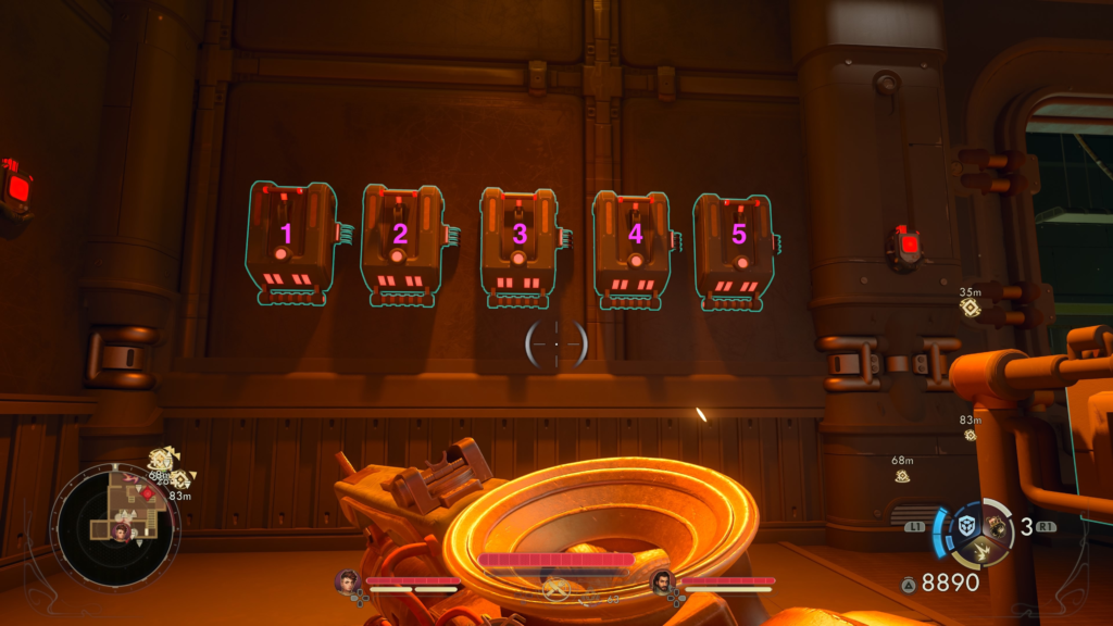 IRC Security Console Puzzle with Switches