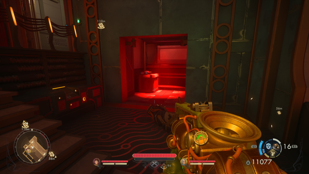 fuse in red lit room