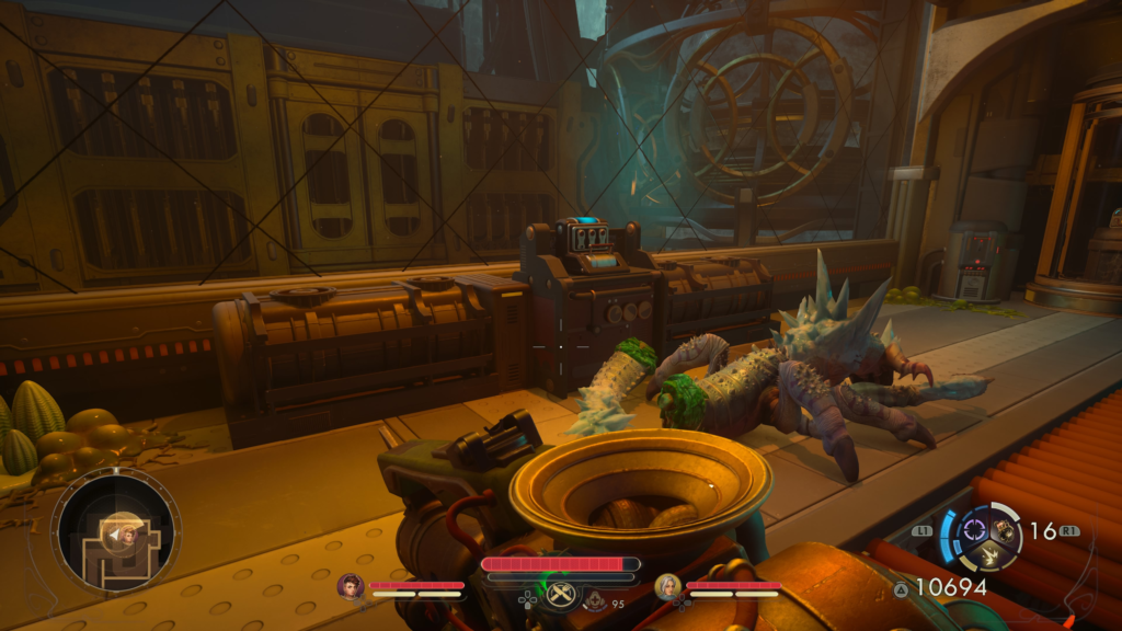 press the main console