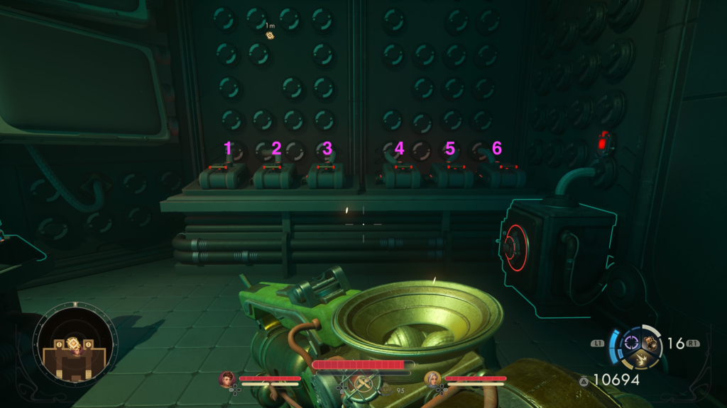 switch puzzle connected to safe