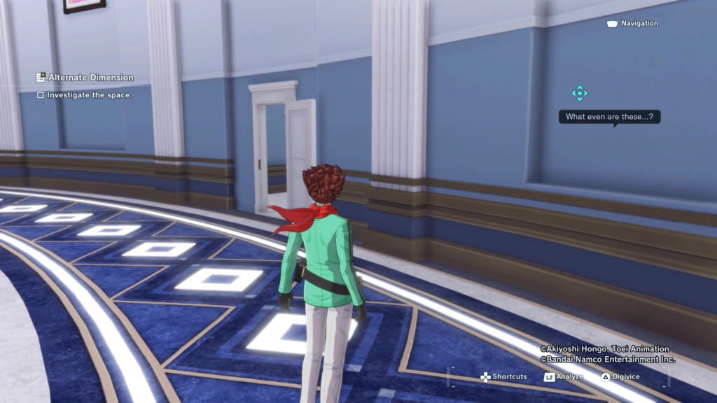 Investigate the space in Circular Hallway