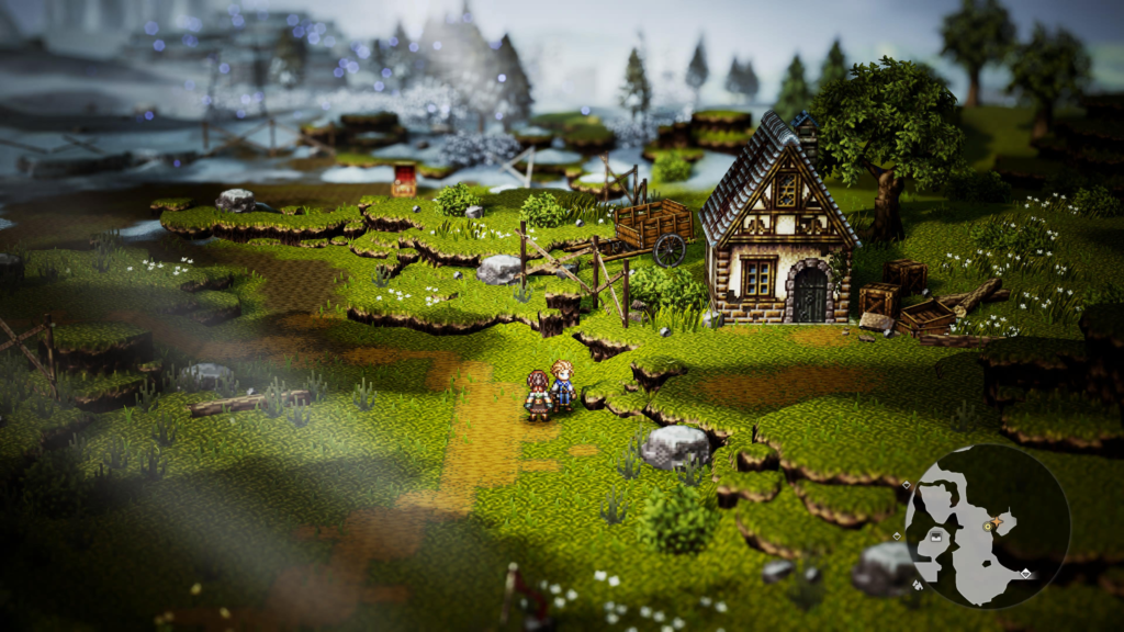 approach house on eastern side of area to find tyme