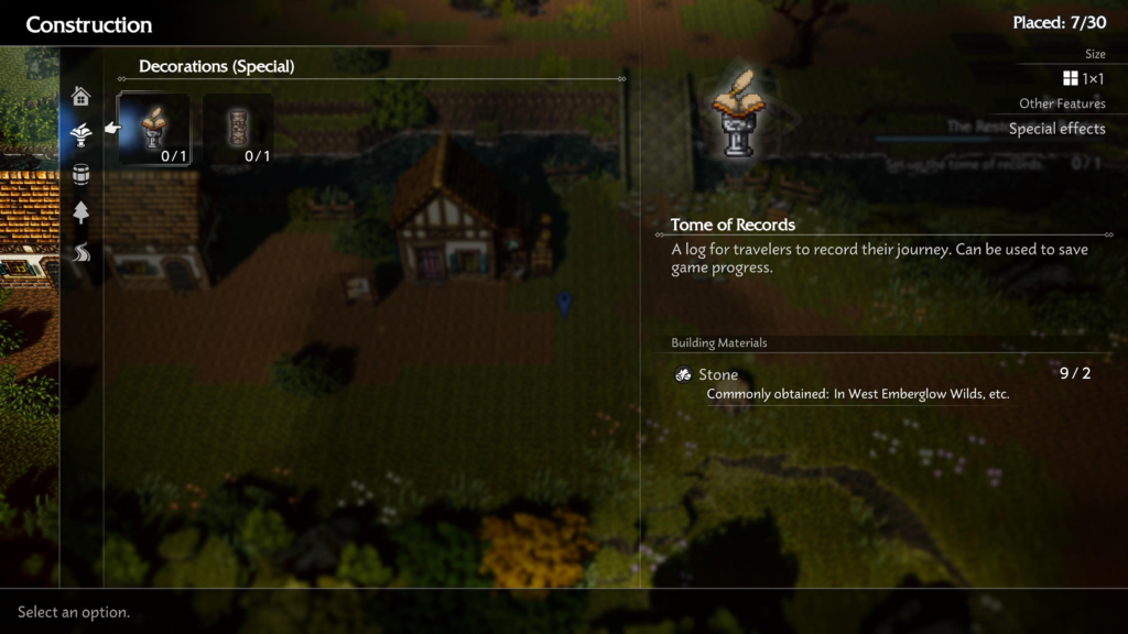 Set up the tome of records