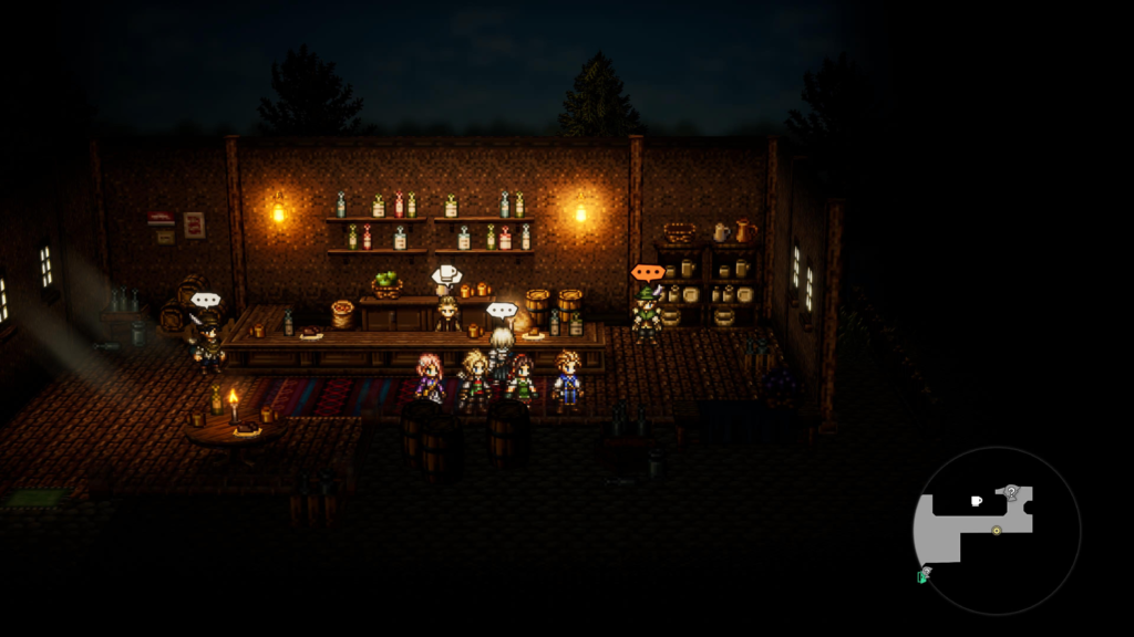 An Encounter with Viator Octopath Traveler 0