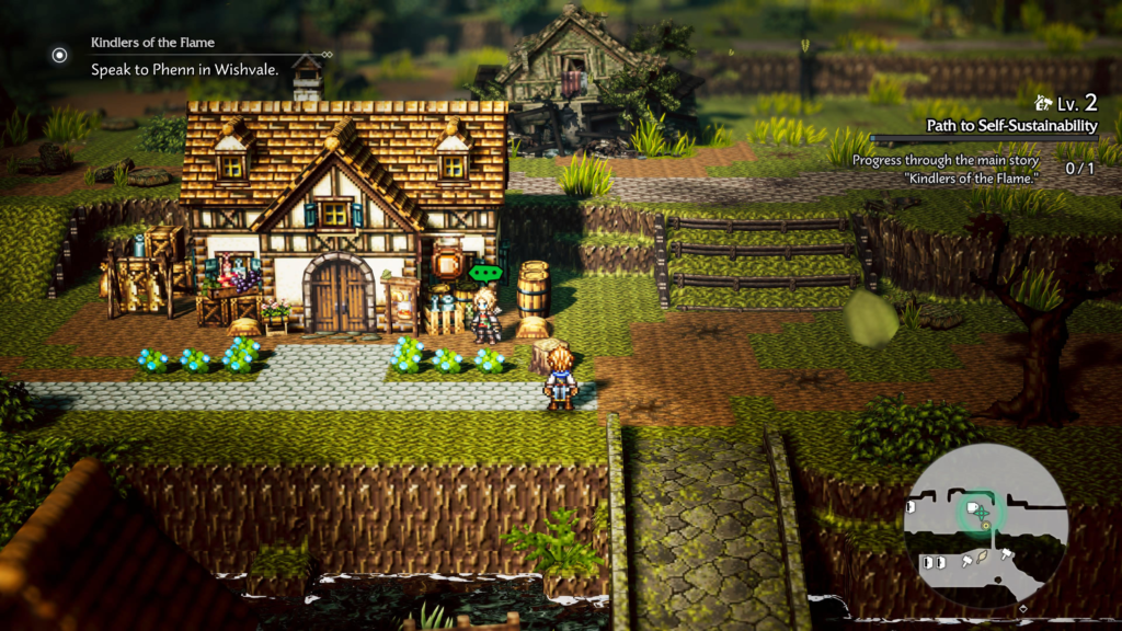 Octopath Traveler 0 Kindlers of the Flame: Ch. 2 The Young Boy Basil - Octopath Traveler 0