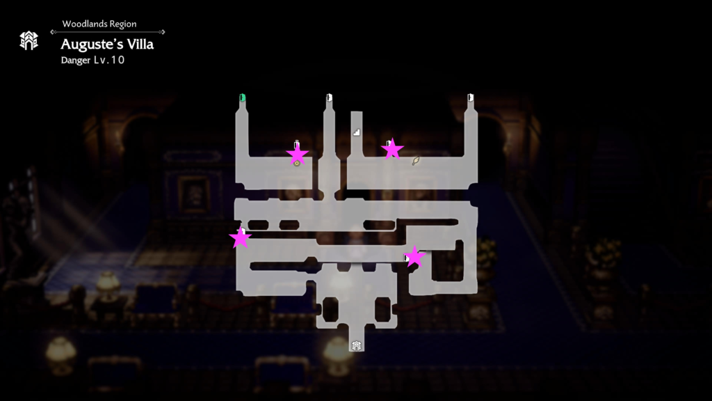 Auguste's Villa Chests Octopath Traveler 0