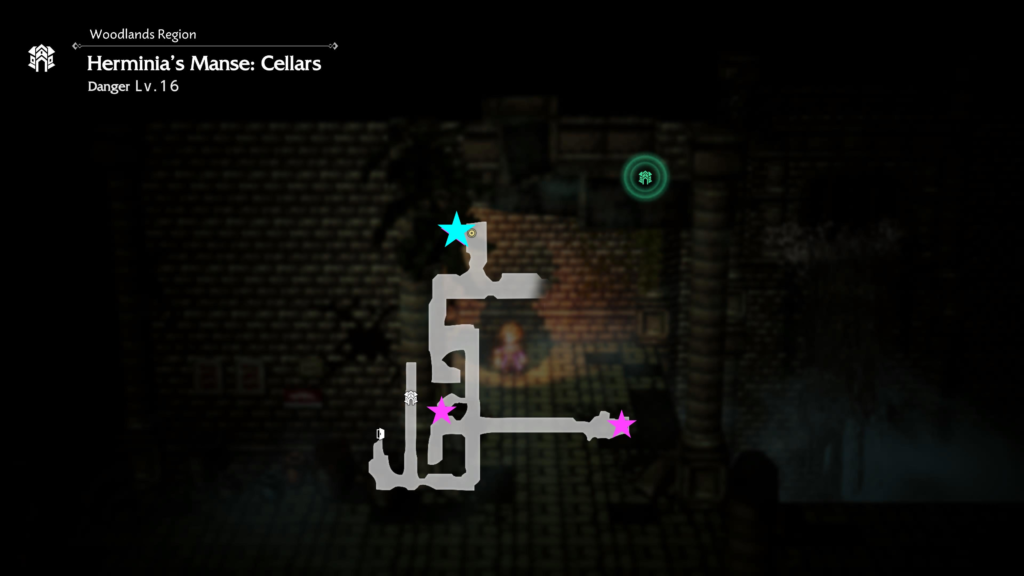 Octopath Traveler 0 Herminia's Manse: Cellars