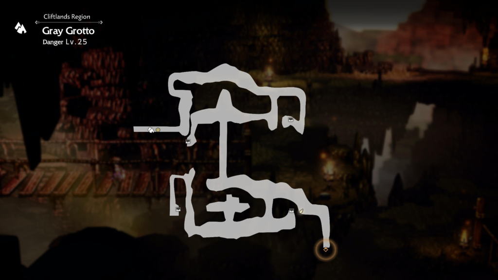 Octopath Traveler 0 Gray Grotto treasure chests