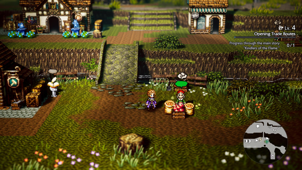 Octopath Traveler 0 Kindlers of the Flame: Ch. 3 The Merchant Ludo
