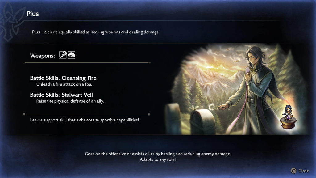 Octopath Traveler 0 Pius